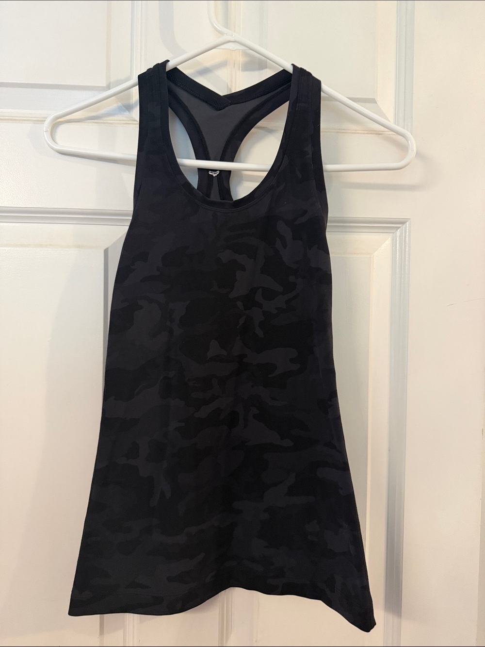 lululemon athletica Black Camo Racerback Tank